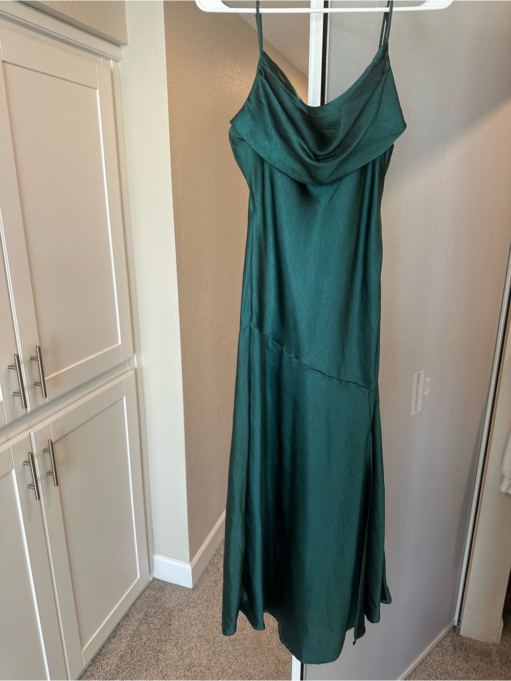 Emerald Green Midi Dress